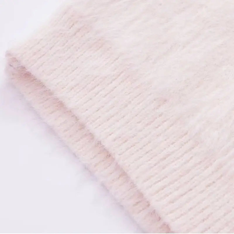 Vintage Preppy Kawaii Cartoon Jacquard Pullover Süße Harajuku Lose Grunge Pullover Y2k Ästhetische Frauen Weiße Gestrickte Pullover.