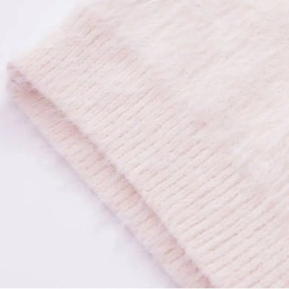 Vintage Preppy Kawaii Cartoon Jacquard Pullover Süße Harajuku Lose Grunge Pullover Y2k Ästhetische Frauen Weiße Gestrickte Pullover.