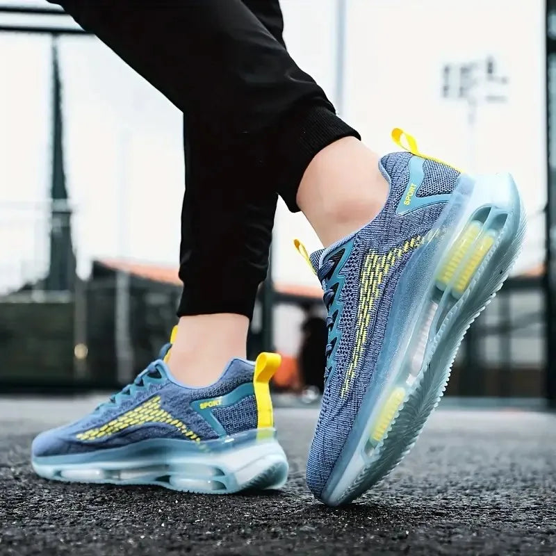 High QualityMen Casual Air Cushion Running Shoes Comfortable Male  Autumn New Mesh Breathable Ligh Soft Sports Sneakers 2023.