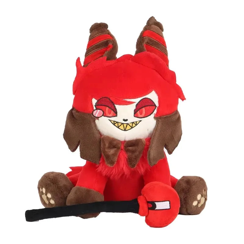 Hot Cat Plush Toy Funny Angel Dust Alastor TV Fans Collecting Gift Cute Cotton Stuffed Plush Doll Kids for Birthday Present.