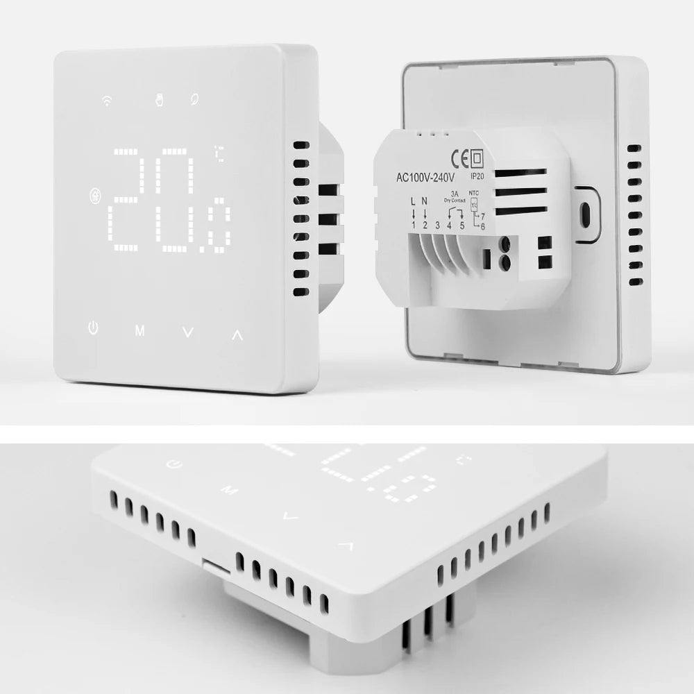 Beok Tuya Wifi Room Thermostat Underfloor Heating System Thermoregulator for Gas Boiler Electric Heating with Alexa Google Home.