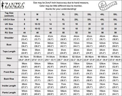 ZANZEA Women Stylish 2 Pieces Pant Sets Spaghetti Straps V-Neck Ruffled Camisole Tops & Wide Leg Pants 2pcs Suits Woman Outfits.