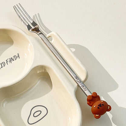 WORTHBUY Square Plastic Divided Dinner Plate Portion Control Food Plate Stackable Salad Plate 4 Compartments Fat Reducing Plate.