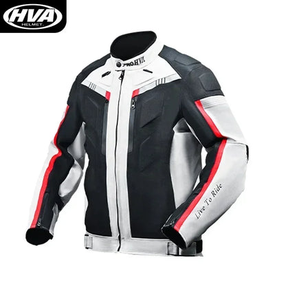 HVA Waterproof Motorcycle Jacket Men's Racing Suit Removable Liner Warm Autumn and Winter Motorcycle Jacket Suit Anti-fall Suit