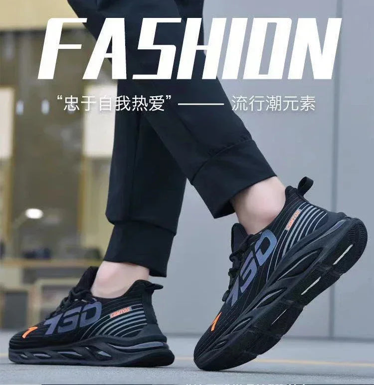 2025 Casual Sneakers for Men Slip on New Fashion Breathable Running Shoes Outdoor Gym Sports Shoes Walking Training Tennis Shoes.