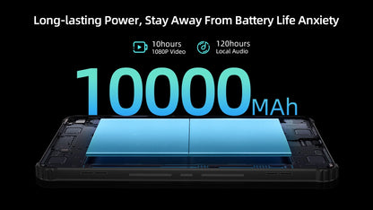 BMAX tablet I10S Pro Three-proof tablet Max14GB Memory(6GB+8GB) 128GB Storage Android 14 UNISOC T616 ARM Mail G57 4G Full Netcom.