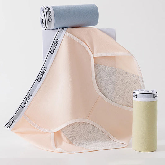 1pcs Girl Menstrual Panties Women's Physiological Briefs Ladies Period Leak Proof Panty High Waist Cotton Underwear.