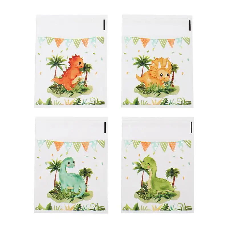 Dinosaurier Dekoration Party Supplies Glas Maske Kuchen Topper Banner PVC Stroh Papa Kreis Geschenktüten Dinosaurier Tier Gefälligkeiten Liefert