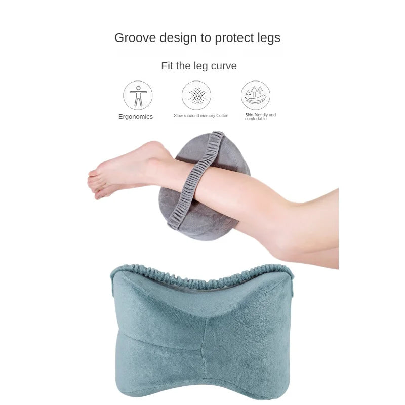 Slow Rebound Memory Cotton Clamp Leg Knee Pillow Leg Pad Pregnant Woman Pillow Orthopedic Sciatica Back Leg Hip Back Support.