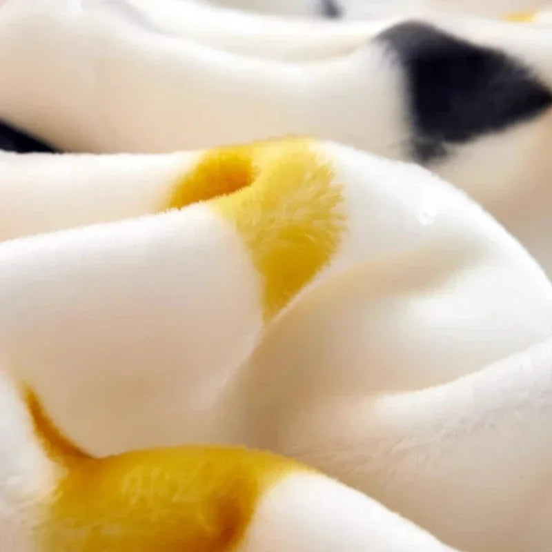 Printing Blanket Quilt Winter Keep Warm Double-deck Thickening Soft Comfortable Multiple Specifications Add Velvet Siesta Sheet.