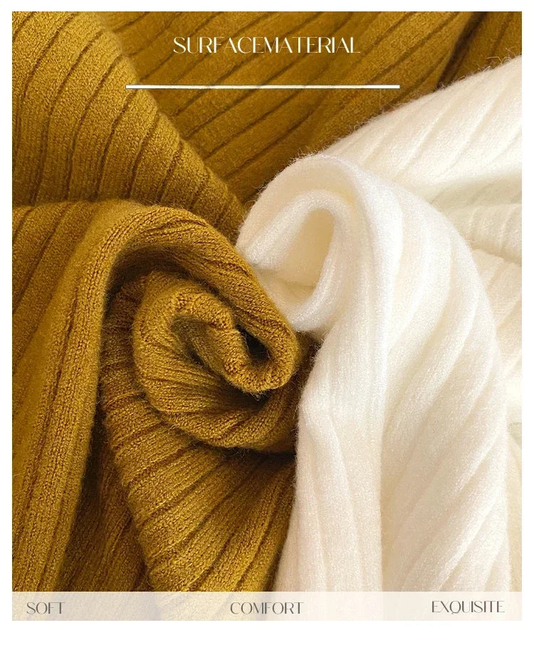 2025 Autumn Winter Women Sweaters Casual Slim Button Knitted Pullover Sweater Femme Basic Solid Jersey Tops Fashion Clothes.