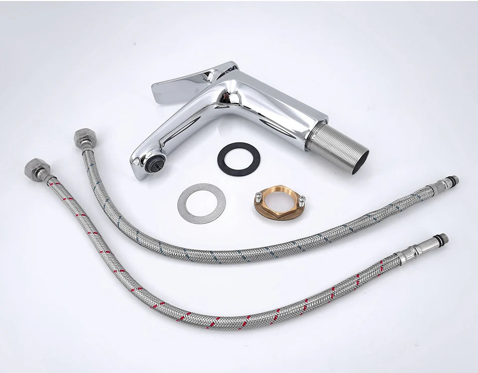 VGX Luxury Bathroom Faucets Basin Mixer Sink Faucet Gourmet Washbasin Tapware Hot Cold Water Tap Brass Chrome Black Brushed Gold