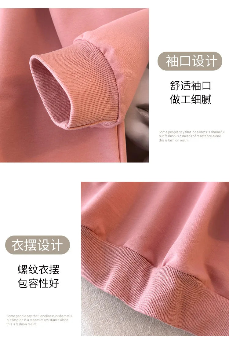 170kg plus size Damen büste Frühling Herbst Winter lose O-Neck Sweatshirt Langarm lässig Top 6xl 7xl 8xl 9xl 10xl 11xl.