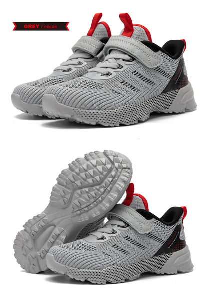 Baasploa Children Running Shoes Fashion Lightweight Boys Sport Sneakers Breathable Mesh Tenis School Shoes for Boys Kids Sneaker