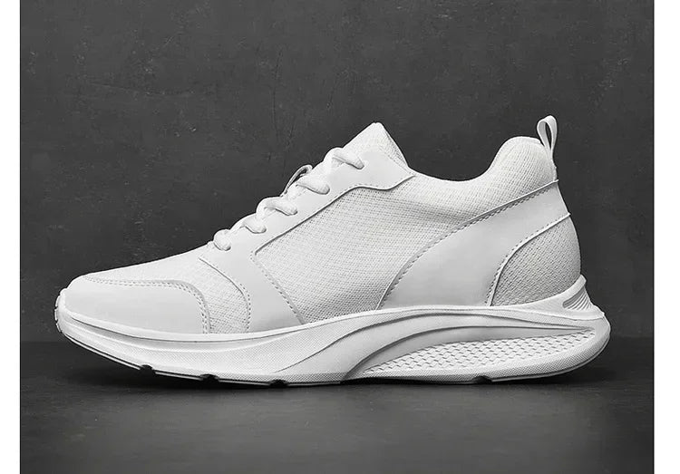 Männer Aufzug Schuhe Höhe Erhöhen Turnschuhe Schuhe für Männer 10 cm Sport Casual Schuhe Unsichtbare Innere Erhöhung 8 cm Weiße Schuhe