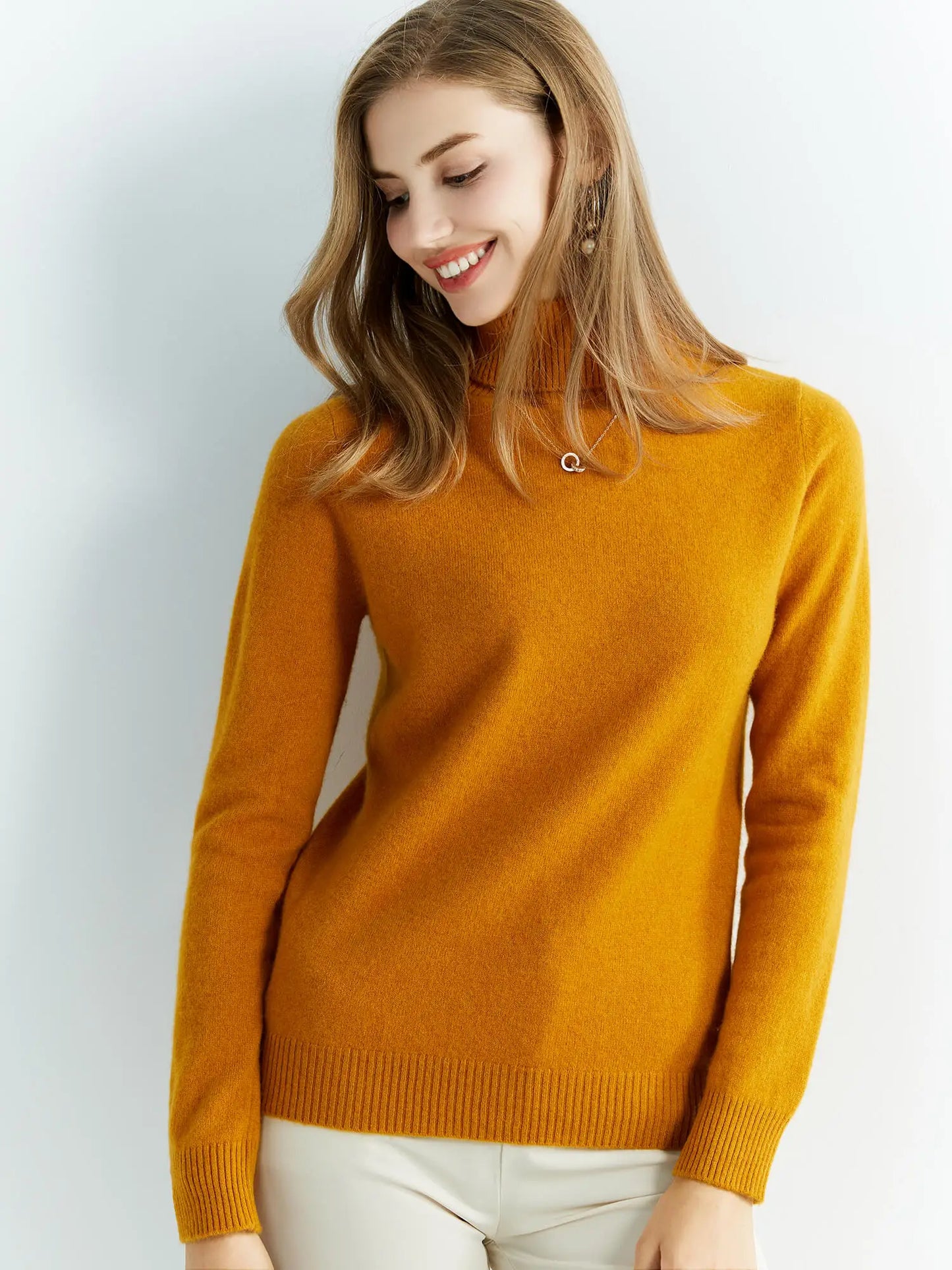 Gestrickte Pullover Kaschmir Pullover frauen 100% Merino Wolle Rollkragen Mode Pullover Winter Herbst Jumper Top Weibliche Kleidung