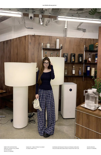 1pcs Spring Autumn Fashion Skew Collar Off-shoulder Long-sleeved T-shirts Women New Solid Slim Fit Sexy Tees Shirts Student Tops.