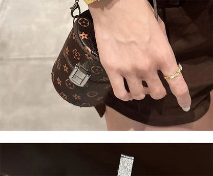 GEDI Gold Stainless Steel Quartz Watch Square Woman High-End Vintage Light Luxury Elegant Women's Wristwatches Gift