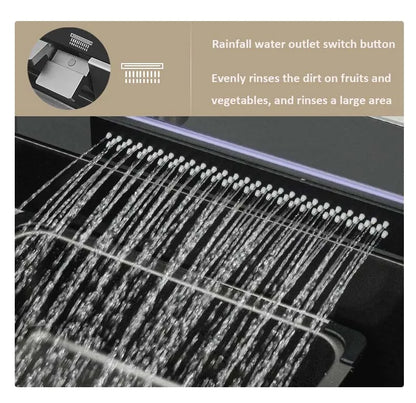 Wvier multifonction Whale Shaped Large Sink rubinetto cucina lavello cosas para casa waterfall kitchen-sink