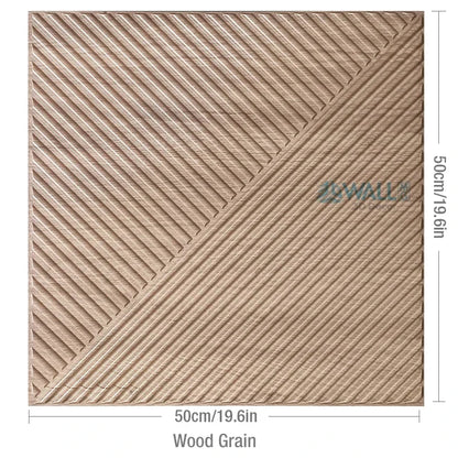 12pcs 50cm 3D wall panel Geometric lines 3D wall sticker wallpaper mural diamond design decor tile 3D mold 90's aesthetic room