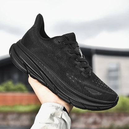 Men's Running Shoes Luxury shoes Couple Outdoor Sneakers Cushioning Breathable Mesh Off-road Trainer Shoes Race Non-Slip Fashion.