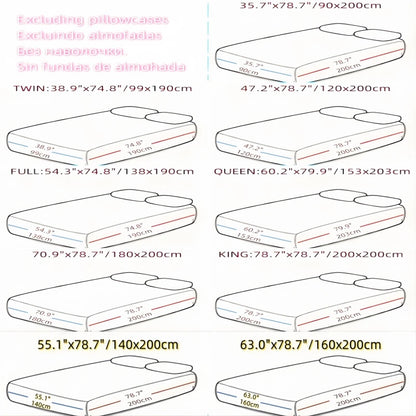 Kuup Safe Waterproof Mattress Protector Soft Comfortable Breathable Solid Color Fitted Bedding Cover No Pillowcases Included.