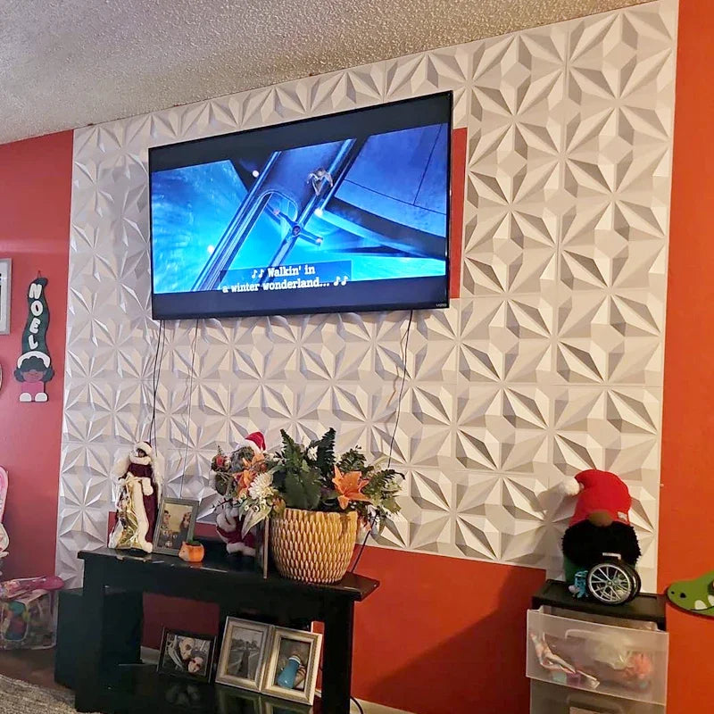 30x30cm house wall renovation stereo 3D wall panel non-self-adhesive 3D wall sticker art tile 3d wallpaper room bathroom ceiling