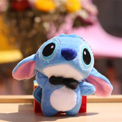 Disney Lilo and Stitch Plush Doll Toy Bouquet Stitch Animal Stuffed Keychains Pendant Girl Kids Birthday Christmas Gifts