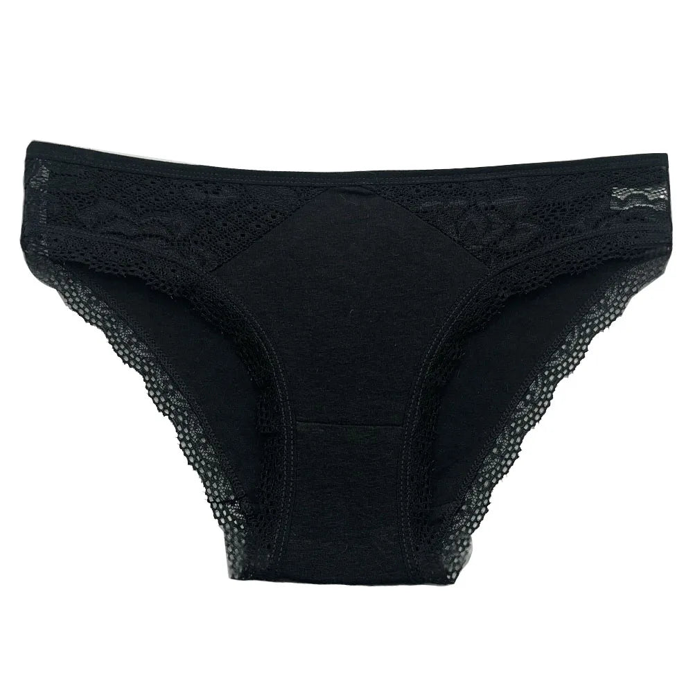 Lady Underwear 5 PCS/SET Sexy Lace Underpants Fashion Female M-XL Women Panties Cotton Briefs.
