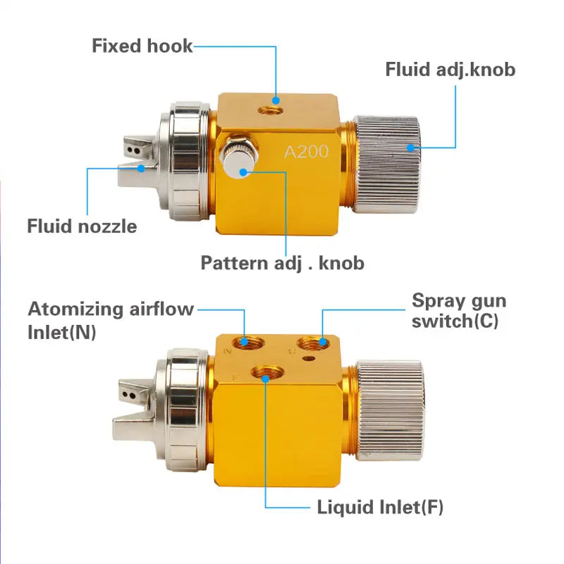 Japan a100 automatische lackier pistole a200 mini sprüh gerät A-100 A-200 lackier pistole pneumatische werkzeuge