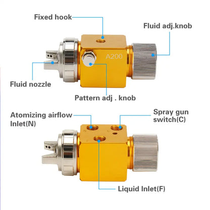 Japan a100 automatische lackier pistole a200 mini sprüh gerät A-100 A-200 lackier pistole pneumatische werkzeuge