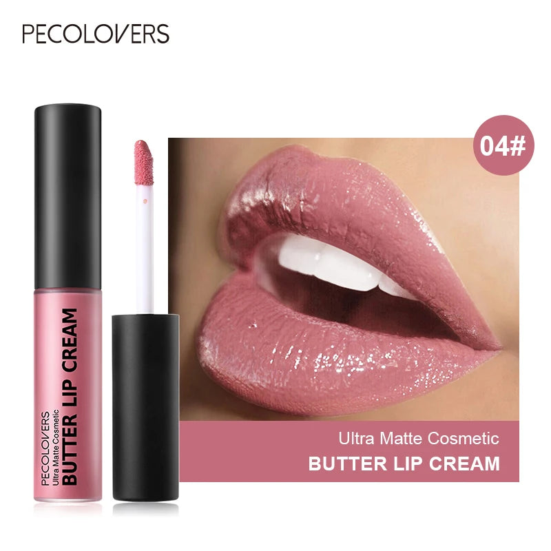 Long Lasting Butter Lip Gloss Lip Balm Liquid Lipstick Waterproof Lipstick Cosmetics Makeup Lipgloss for Women Girls.