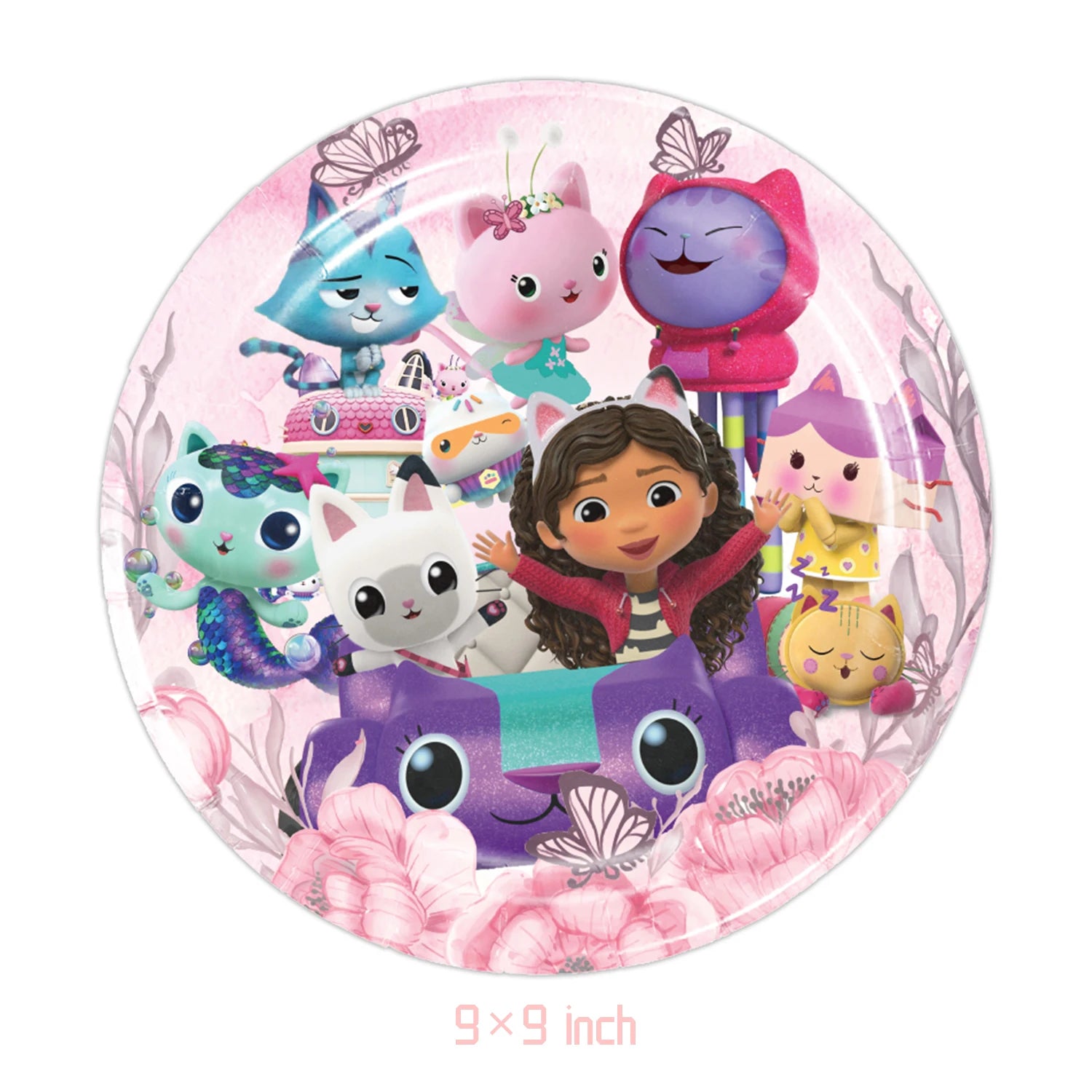 Disney Gabby Puppenhaus Geburtstag Party Dekoration Ballon Servietten Kinder Einweggeschirr Thema Party Supplies Kinder Geschenke.