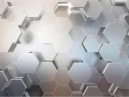 Benutzerdefinierte papel de parede 3d hintergrund Geometrische figur beule tapete friseur büro rezeption wand papier heimwerker