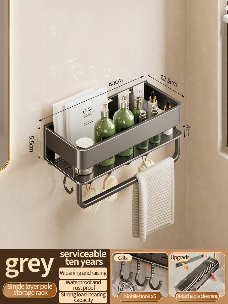 Bad regal Bad regal Toilette Aluminium Hänge gestell Bad Veranstalter hängen Küche Lagerung