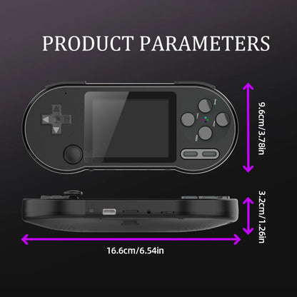 3 Inch Handheld Game Console With Rocker Classic Game Console Player Comfortable Grip Type-C Charging Birthday Gift for Children.