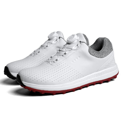 Breathable Luxury Golf Shoes Men Comfortable Outdoor Spikeless Golf Sport Training Sneakers Non-Slip Waterproof Walking Footwear