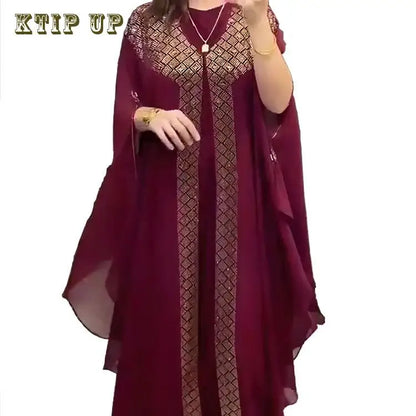 Abaya Marokkanisches Dubai-Kaftan-langes Kleid für muslimische Frauen, Ramadan, Arabisch, Luxus-Stickerei-Spitze, Hochzeitskleid, islamisches Ne