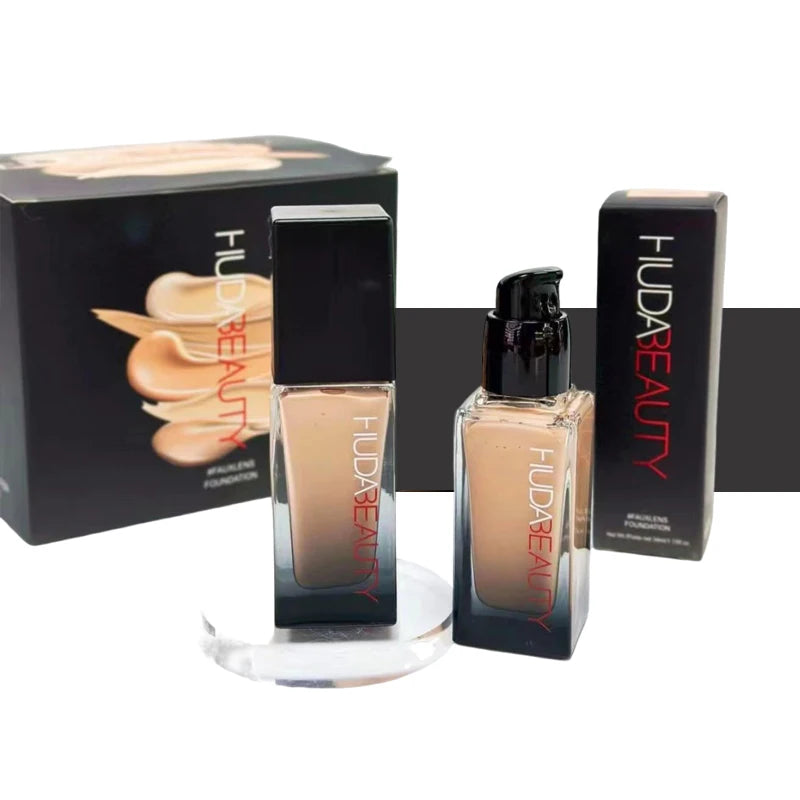 34ml Flawless Liquid Foundation Matte Concealer Nourishing Long-Lasting Facial Makeup Concealed Pores Breathable Cosmetics.