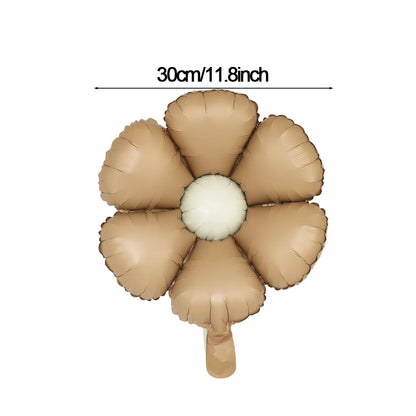 Matte 3D Herz Liebe dich Bär Aluminium Folie Ballon Hochzeit Dekoration Geschenke Schleife Stern Gänseblümchen Regenbogen Alles Gute zum Geburtstag Party Ballon