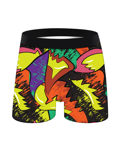 10 Stück Herren-Unterwäsche, weich, bequem, locker, hautfreundlich, lange Boxershorts für Herren, trendige, farbenfrohe, modische Herrenhosen