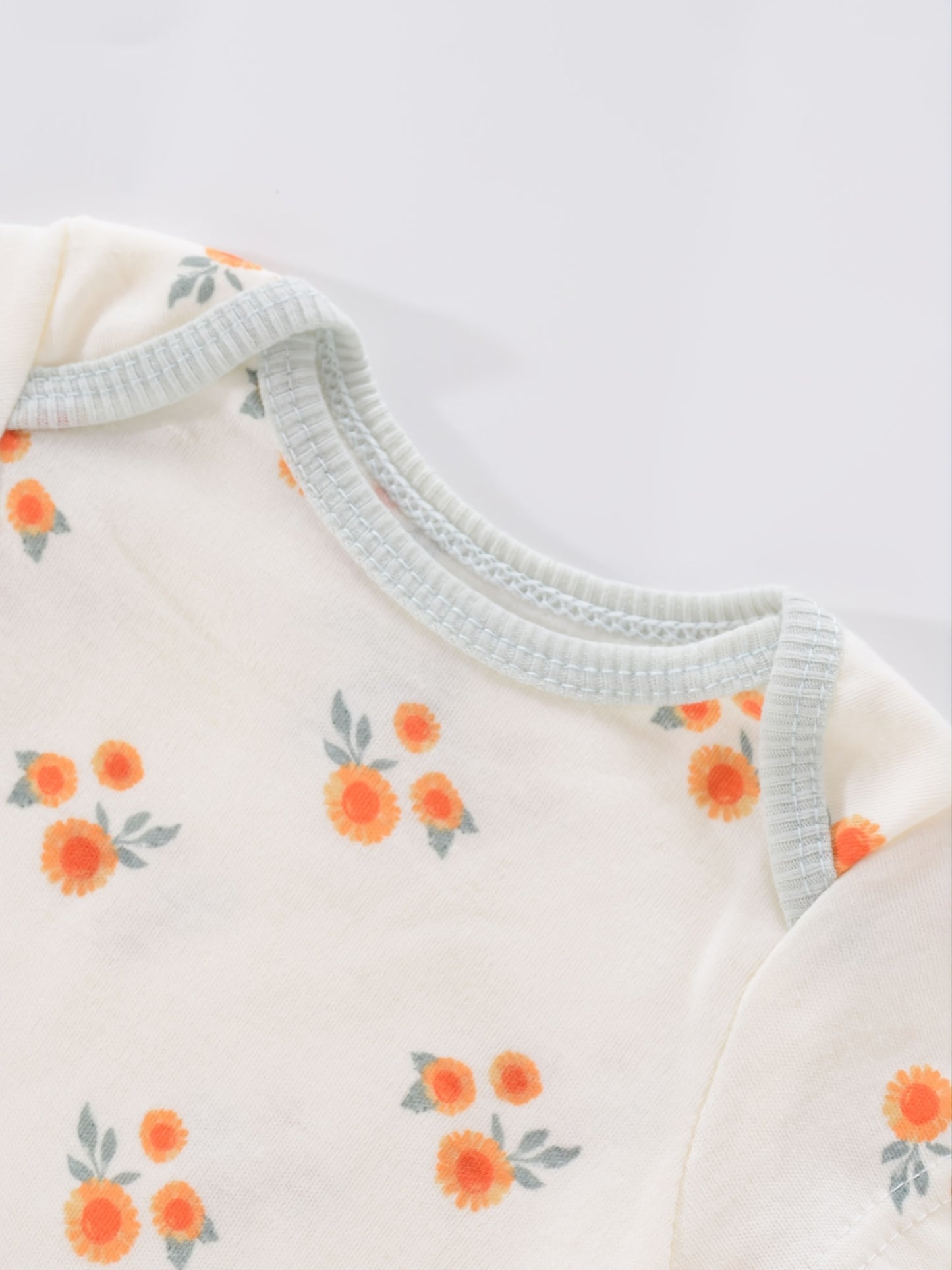 4PCS Neugeborenen Strampler Kurzarm Rundhals Cartoon Tier Blumen Drucken Body Onesies Für Baby Jungen Und Mädchen Kleidung.