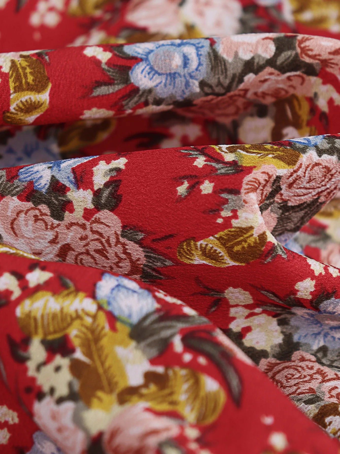 kleider damen,damen kleidung,Sommer Sexy Kurzes Kleid Frauen Casual Blumendruck Backless Lace-up Strand Sommerkleid Mode V-Ausschnitt Blau Rüschen A-Linie Kleider 2025.