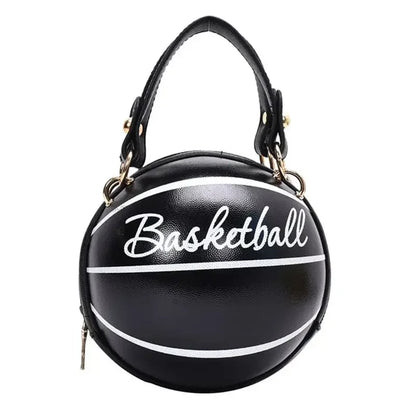 PU Basketball Women's Bag New Network Red Football Bag Personalized Fun Pink Basketball Bag Ins Versatile Chain Shoulder Bag.