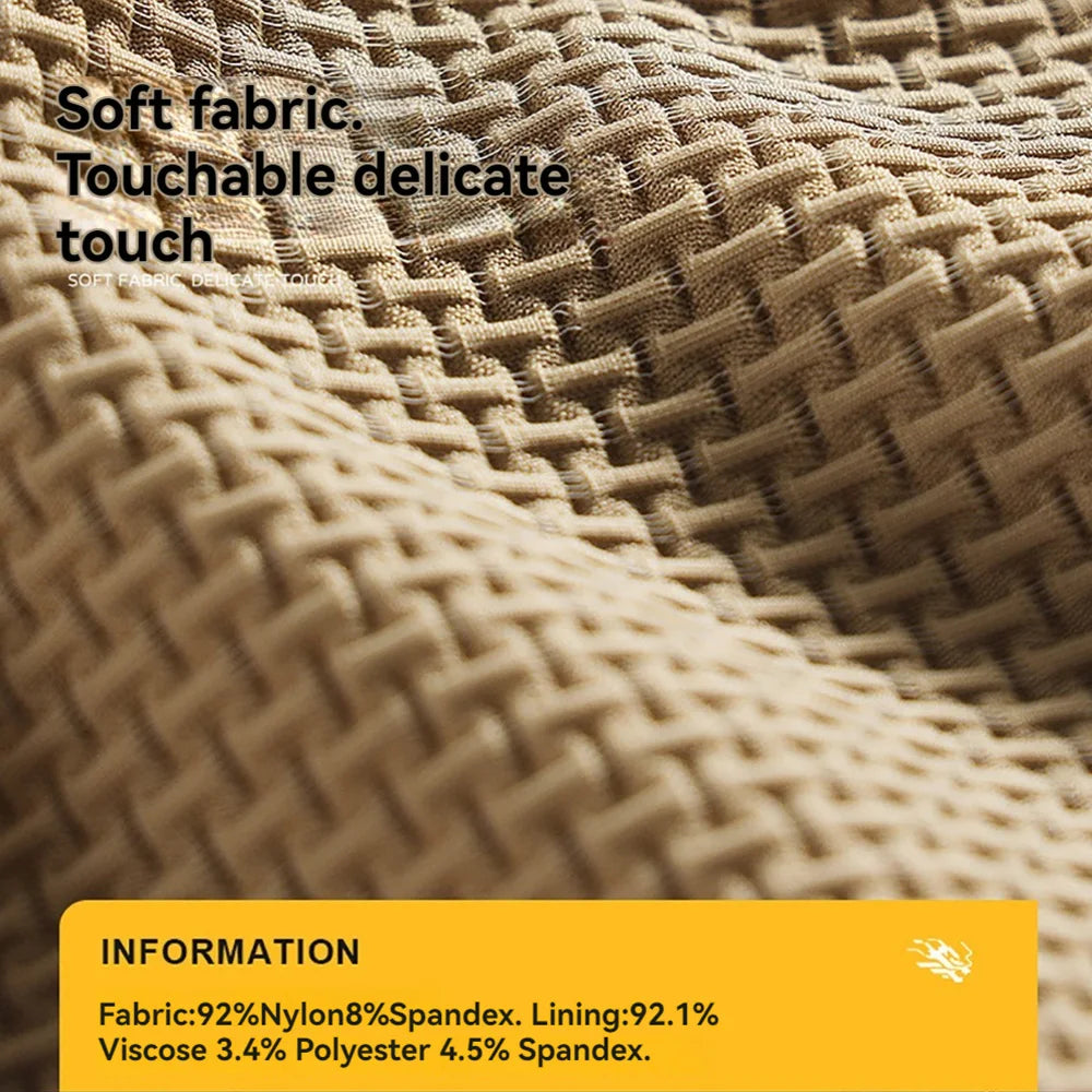 3 Teile/paket Mode Eis Seide Gestrickte Plaid Boxer Atmungsaktive Komfort Mesh Gabelung Unterhose Super Weiche Hohe Elastische männer Höschen