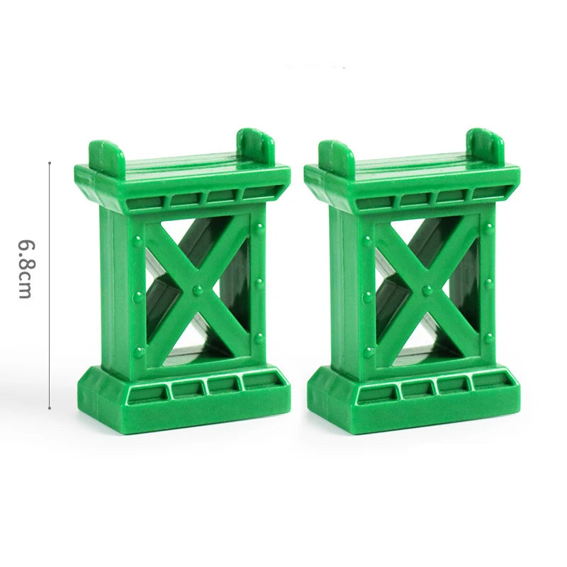 Train Tracks Wood Parts Railway Rails Racing Track Railway Bridge Fit Thomas Wooden Train Connector Children Toys Gifts For Kids.