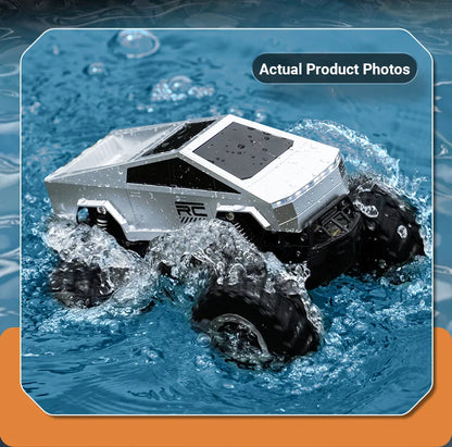 JJRC Auto Remote Control Car Alloy Rc Cars Trucks Vehicle Full-Scale Car Motorcycle Camping Trailer Toys for Boys Kids Children.