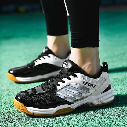 Badminton Shoes Court Tennis Sneakers for Training Volleyball Indoor Outdoor Professional Men Women Breathable Sport Big Size