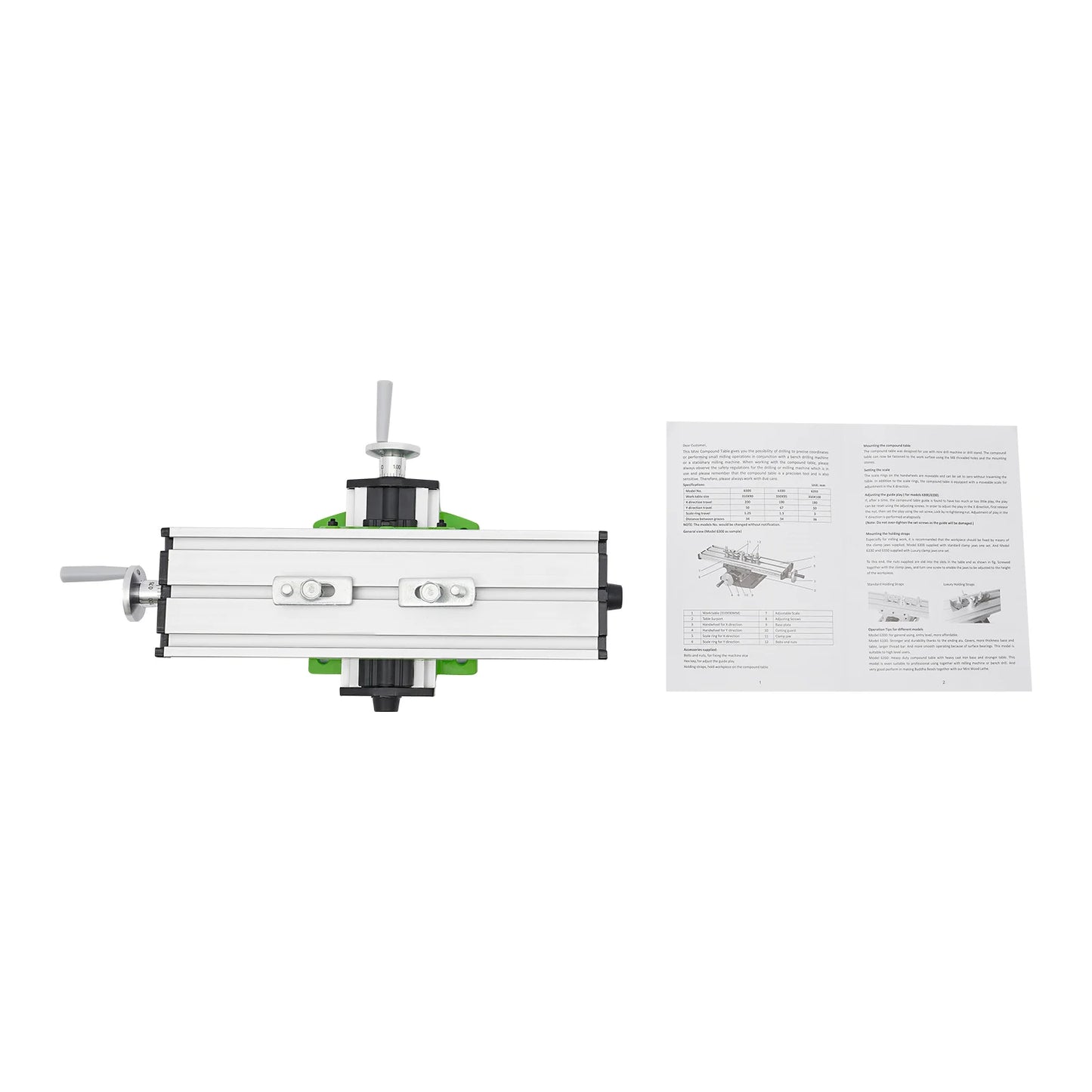 2-Achsen-Multifunktions-Fräswerkstisch X/Y Cross Slide Compound Tischbohrschraubstock