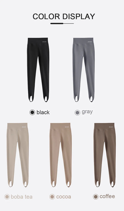 BIVIGAOS Skin-Touch Seamless Foot Pants Sharkskin Leggings Women Autumn New Fitness Sport Leggings Sexy Body Shape Shark Pants.